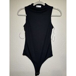 Popular 21 black tank top bodysuit size Small